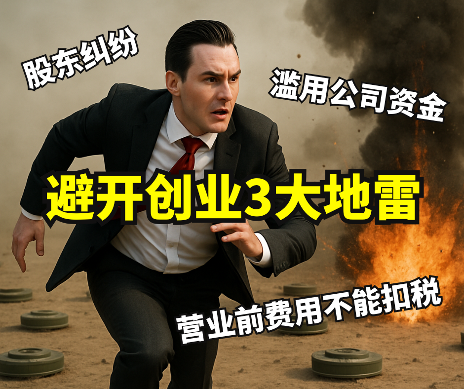 第一次创业，小心踩到这3大地雷！